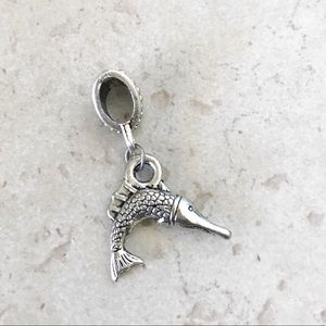Swordfish fish charm fits Pandora